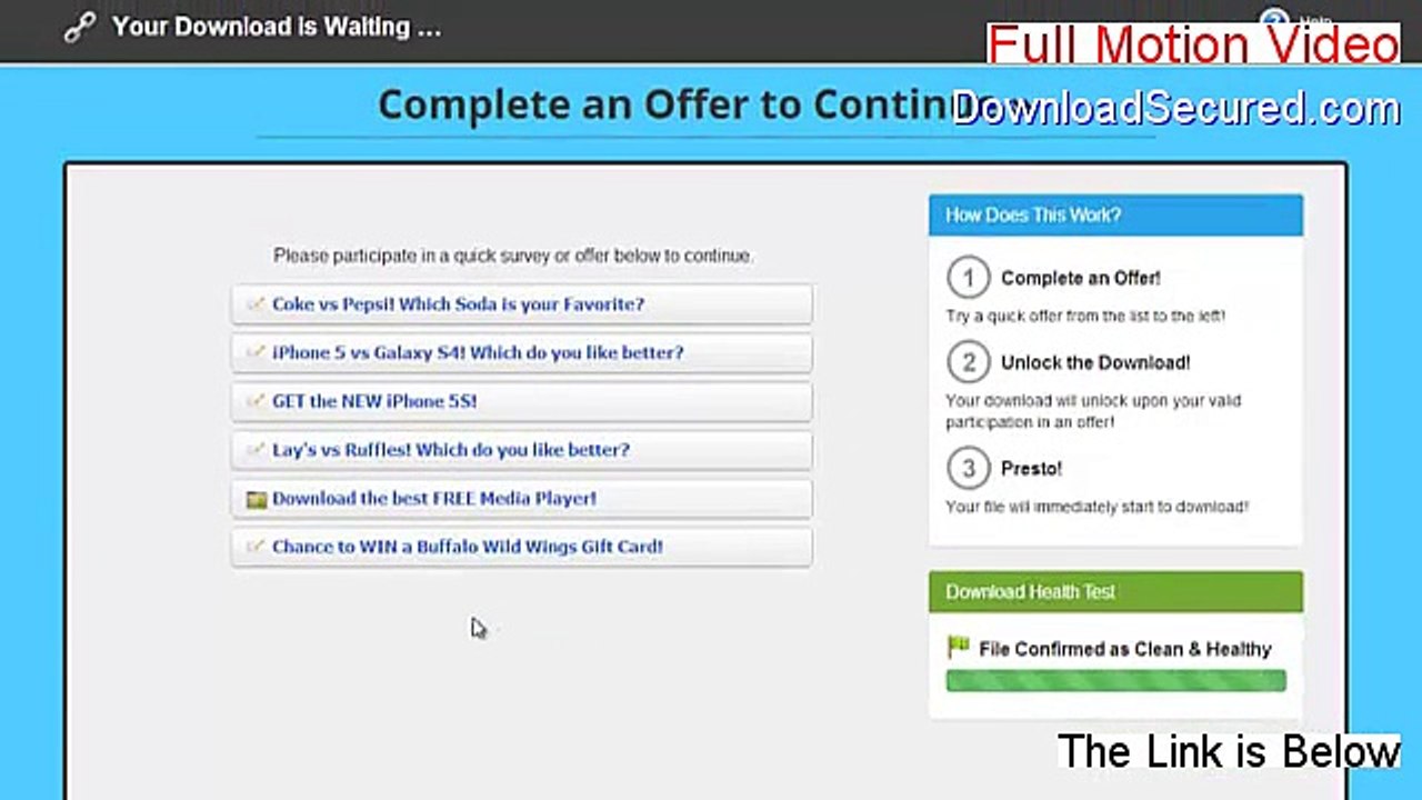 Full Motion Video Serial (Risk Free Download 2015)