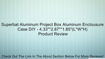Superbat Aluminum Project Box Aluminum Enclousure Case DIY - 4.33