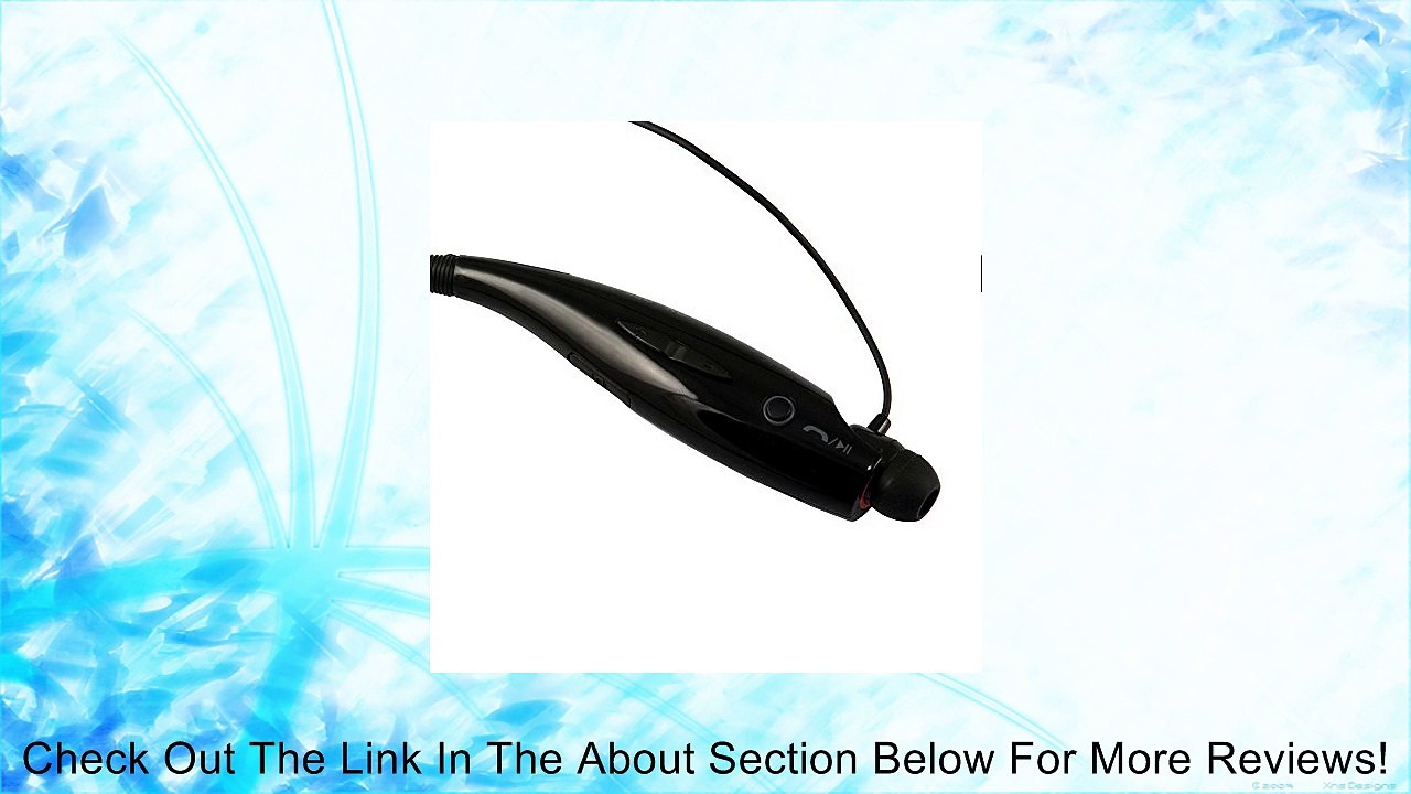 Frog-tech� Black "U" Series Universal HV-800 Wireless Music A2DP Stereo Bluetooth Vibration Neckband Style Headset Earphone for Cellphones with Bluetooth Function Review