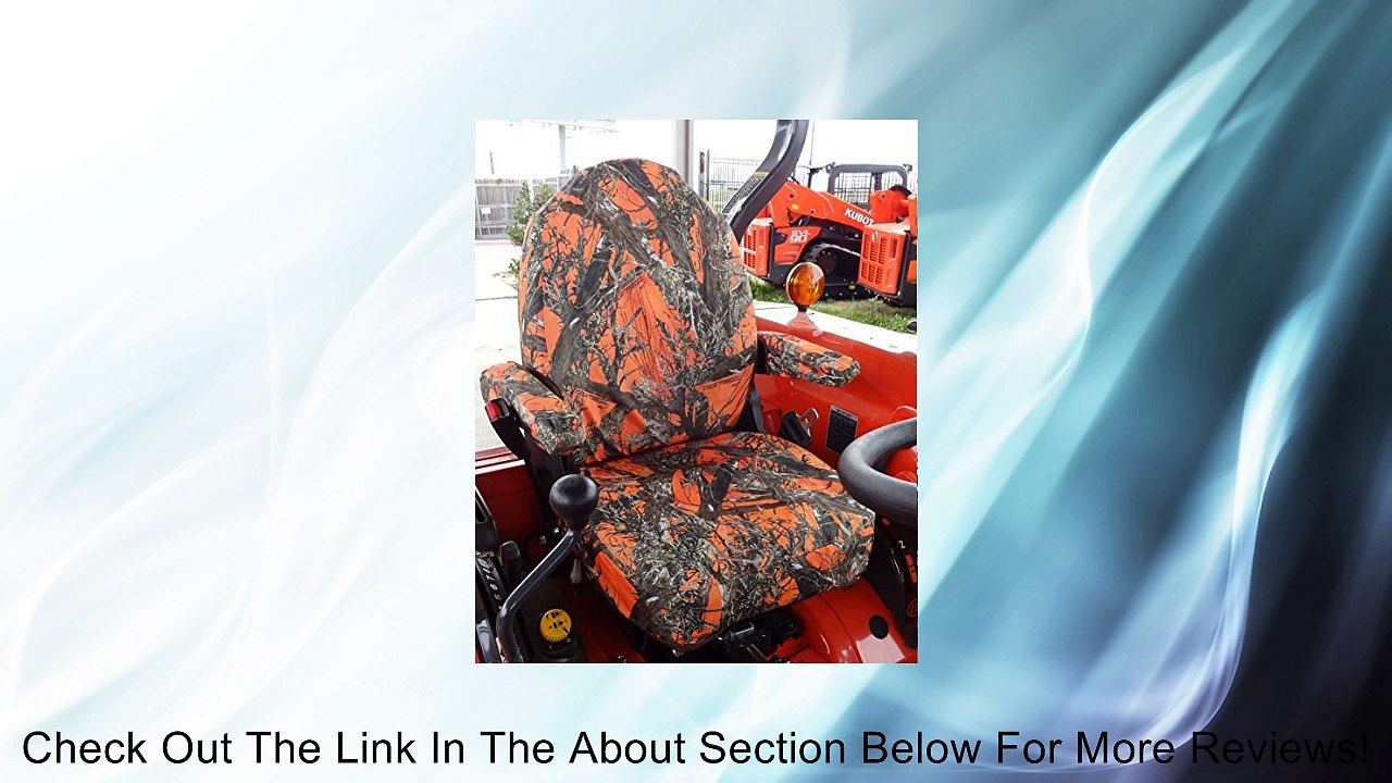 Durafit Seat Covers, KU06 Orange Kubota Seat Covers for tractor L3240, L3940, L4240, L5040, L5240, L5740in MC2 Camo Endura. Review