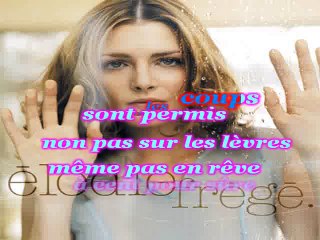 KARAOKE ELODIE FREGE - La ceinture