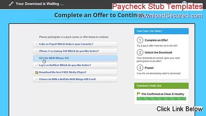 Paycheck Stub Templates Crack (Legit Download)