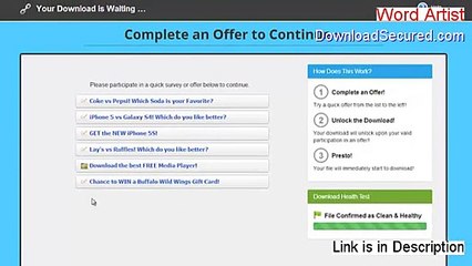 Word Artist Keygen (Legit Download 2015)