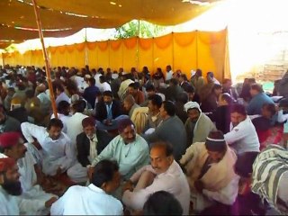 Sinjhoro: People Gathered At Village Sanjar Khan Junejo (Tando Adam) For Condolence With Junejo's Video 02