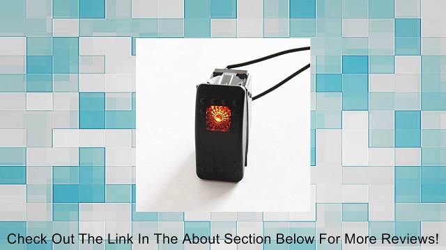 Enjoy_buy100 Waterproof Marine Boat Truck Rocker Switch 12v Spst On-off 3pin Orange LED Light Review