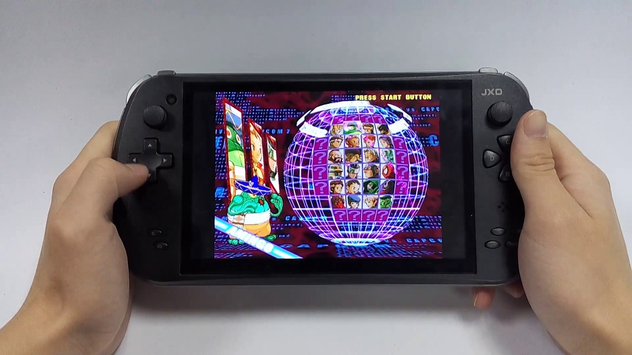 JXD S7800b Console-Marvel VS. Capcom 2: New Age of Heroes DC Emulator Game Part 1