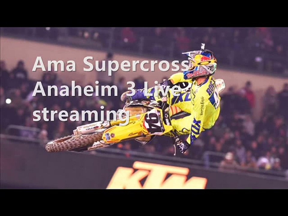Watching supercross Angel Stadium of Anaheim's 2015