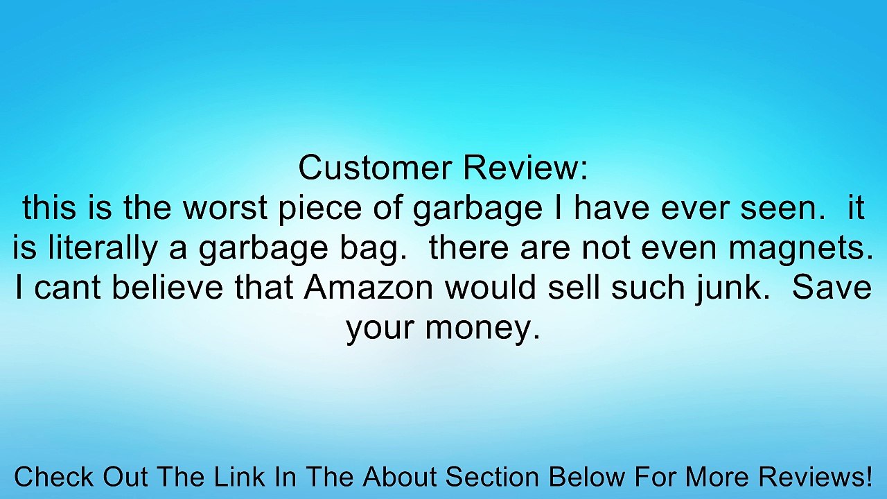 HAMISTY Car Snow Cover Magnets around the edges Black (2-Pack) Review