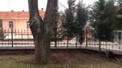 Gökçeada'da Bir Caminin Külahı Devrildi