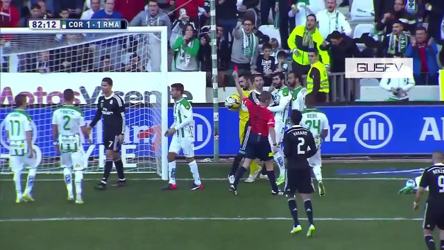 Cristiano Ronaldo Red Card ~ Cordoba vs Real Madrid 1:2 La Liga 2015 24/01/2015 (FULL VIDEO)