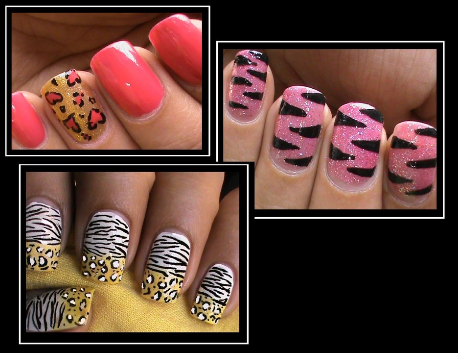 3 Animal Nail Designs - Nail Art Designs How To Nails Polish Design Art Cute Beginners Nails