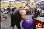 Fat Guy Exercising