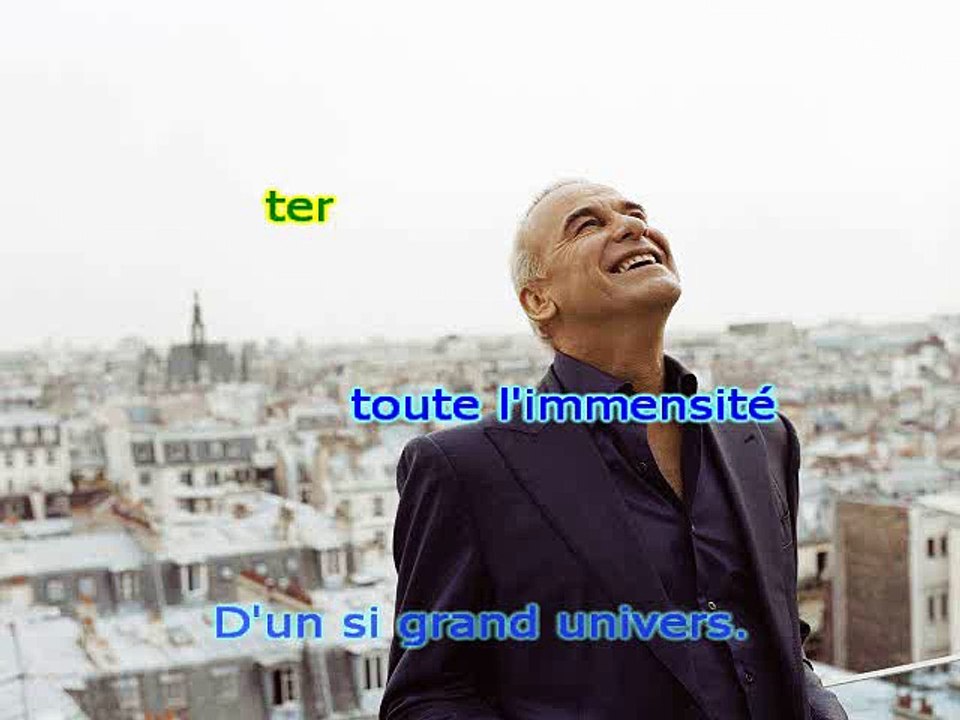 KARAOKE MICHEL FUGAIN - Je n'aurai pas le temps