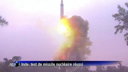 L'Inde teste avec succès son nouveau missile à lanceur mobile
