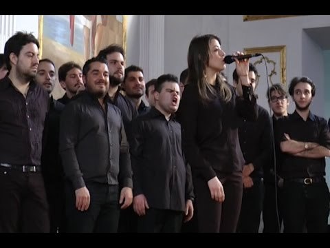 Napoli - Il Coro del San Carlo in concerto al carcere di Poggioreale -1- (30.01.15)