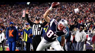 Tableau noir football américain-Rob Gronkowski des Patriots de New England