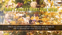 [ENG] Don t forget what you were- Shaykh Zulfiqar Ahmad