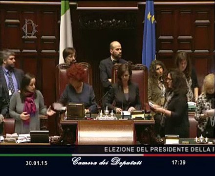 Roma - Elezione del Presidente della Repubblica - Risultato (30.01.15)