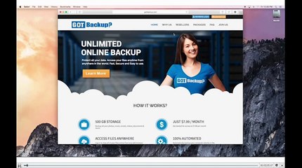 Demo Stockage Cloud Illimité | Got Backup