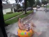 Flooded Street Tubing | Funny Videos