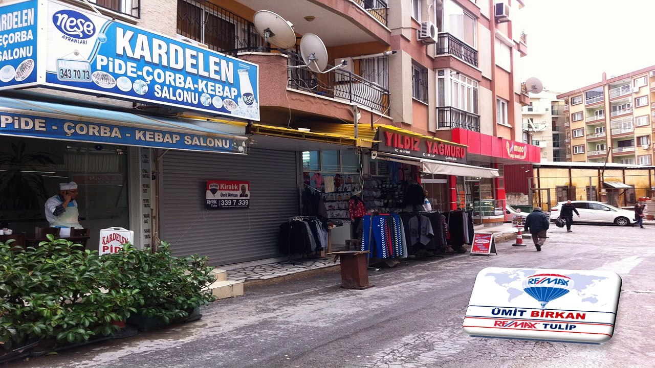 BORNOVA HÜKÜMET KONAĞI CİVARI KİRALIK DÜKKAN / REMAX TULİP GAYRİMENKUL