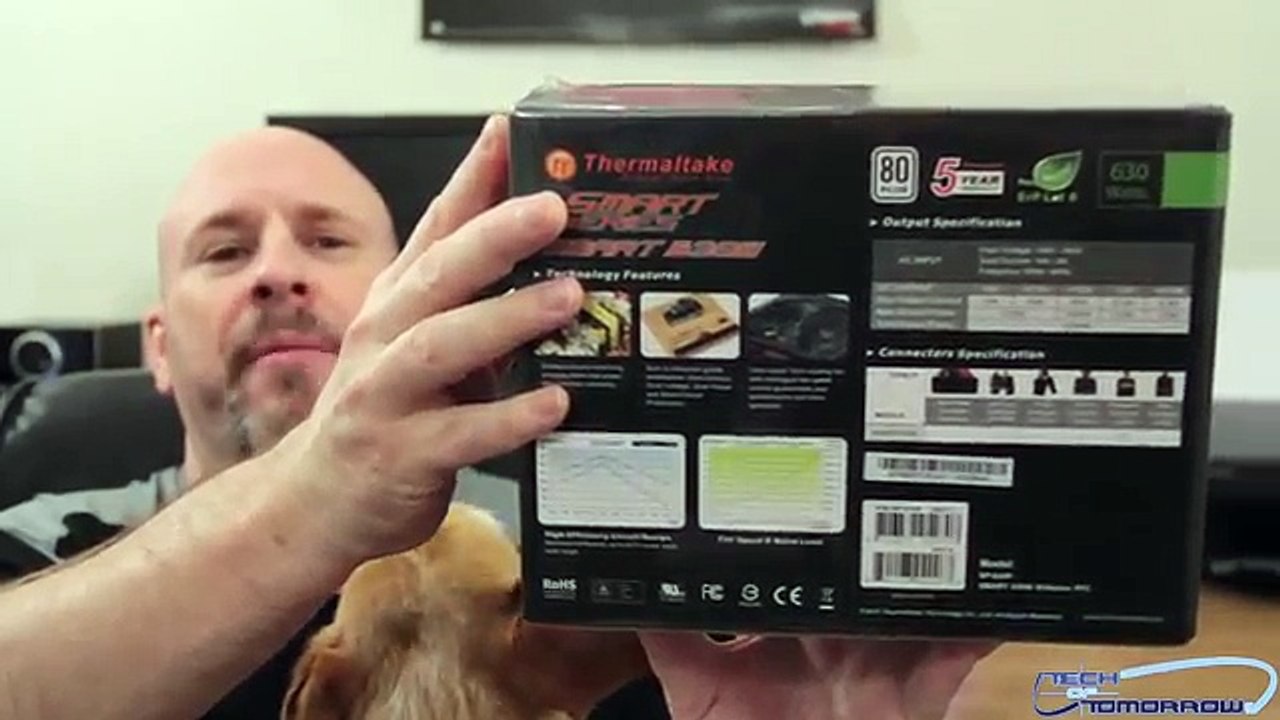 Thermaltake SP-630P SMART 630W ATX12V v2.3 Power Supply Unboxing