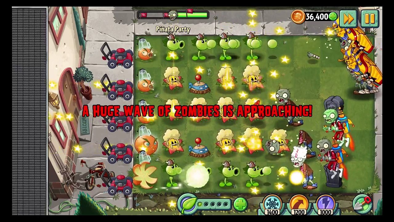 Plants vs Zombies 2  Citron Star Fruit Pinata Party 1 31!