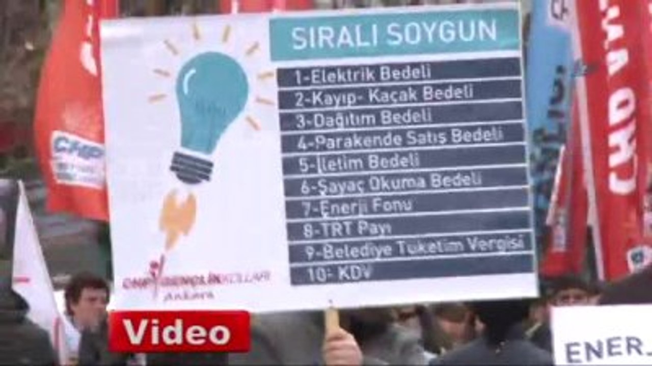 CHP'den Kayıp Kaçak Eylemi