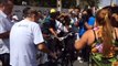 Roberto Cláudio anda de bicicleta em inauguração de ciclofaixa