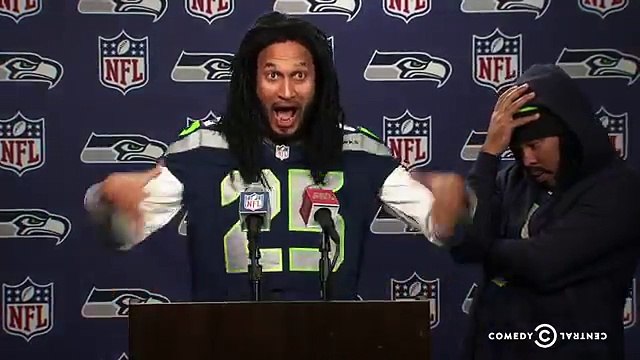 Key & Peele Super Bowl Special - Marshawn Lynch and Richard Sherman's Joint Press Conference