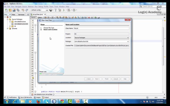 3. Data Structure and Implementation - Adding Element to List Data Structure Part-I