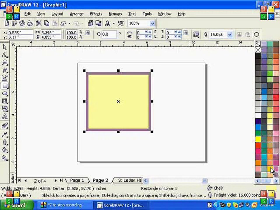 Corel Draw 12 Tutorial Urdu Part 2