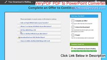 VeryPDF PDF to PowerPoint Converter Key Gen [Free of Risk Download]