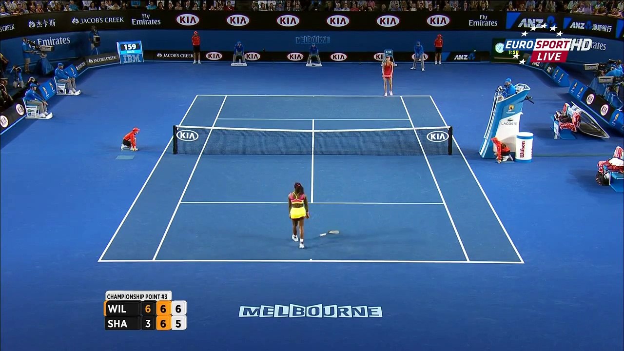 Serena Williams venció a María Sharapova y ganó el Australian Open (VIDEO)