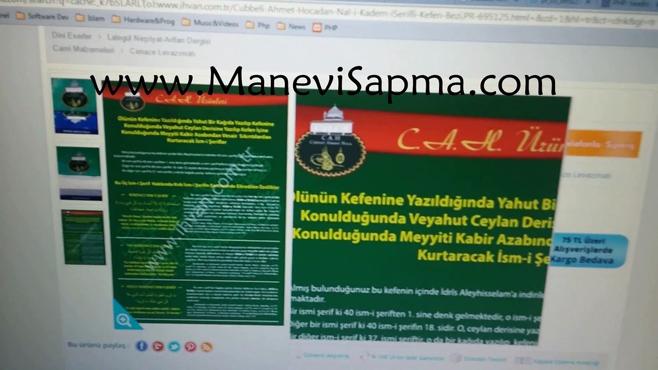 Cübbeli Ahmet'ten %100 Kabir Azabı Korumalı Kefen Bezi Satışta