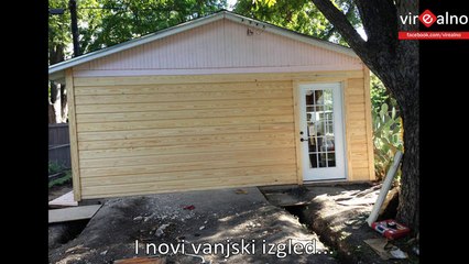 Old Garage Turned Into A Cool Guest House