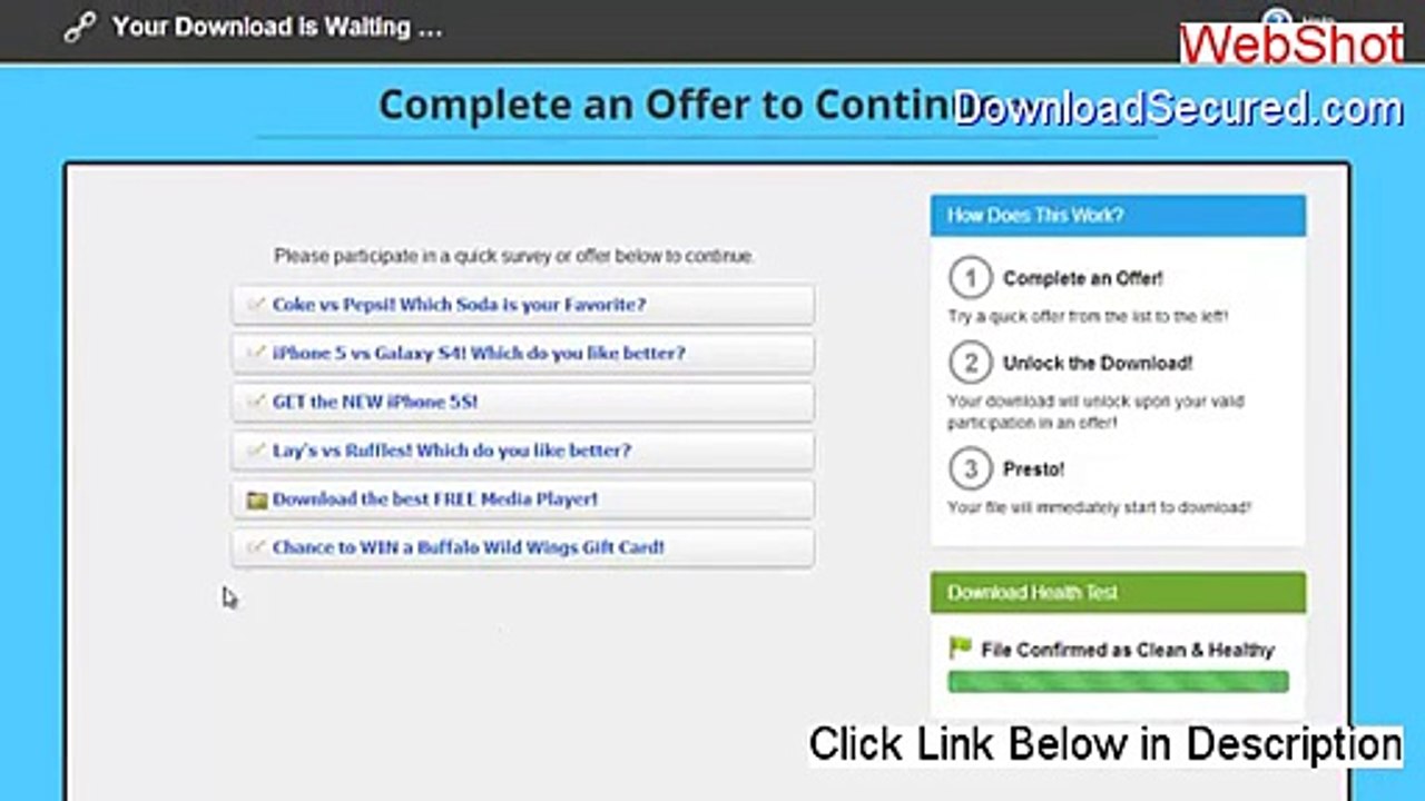WebShot Key Gen (Instant Download 2015)