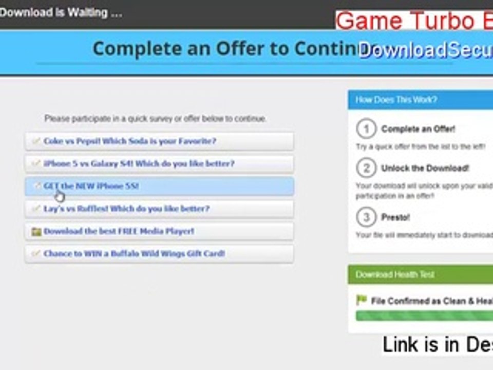 Game Turbo Booster Serial - Download Now (2015)