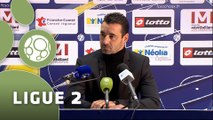 Conférence de presse FC Sochaux-Montbéliard - AC Arles Avignon (1-0) : Olivier ECHOUAFNI (FCSM) - Victor ZVUNKA (ACA) - 2014/2015