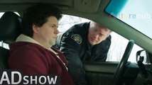 Gay pervert policeman checks driver's testicles
