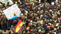 تجمع دهها هزار نفری مردم اسپانیا در حمایت از حزب ضد اقتصاد ریاضتی پودمو