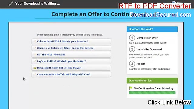 RTF to PDF Converter Keygen (Download Here)