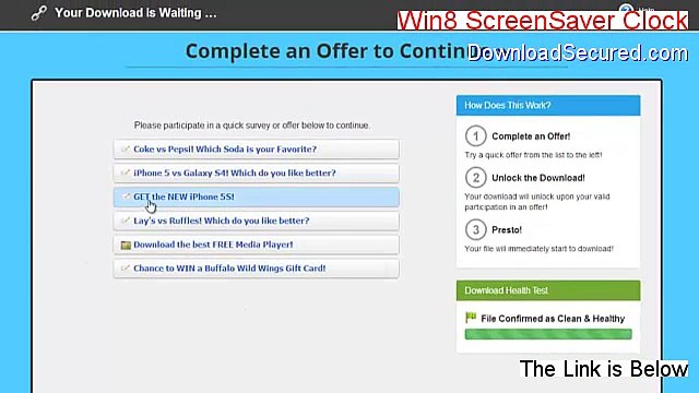 Win8 ScreenSaver Clock Keygen - Legit Download (2015)