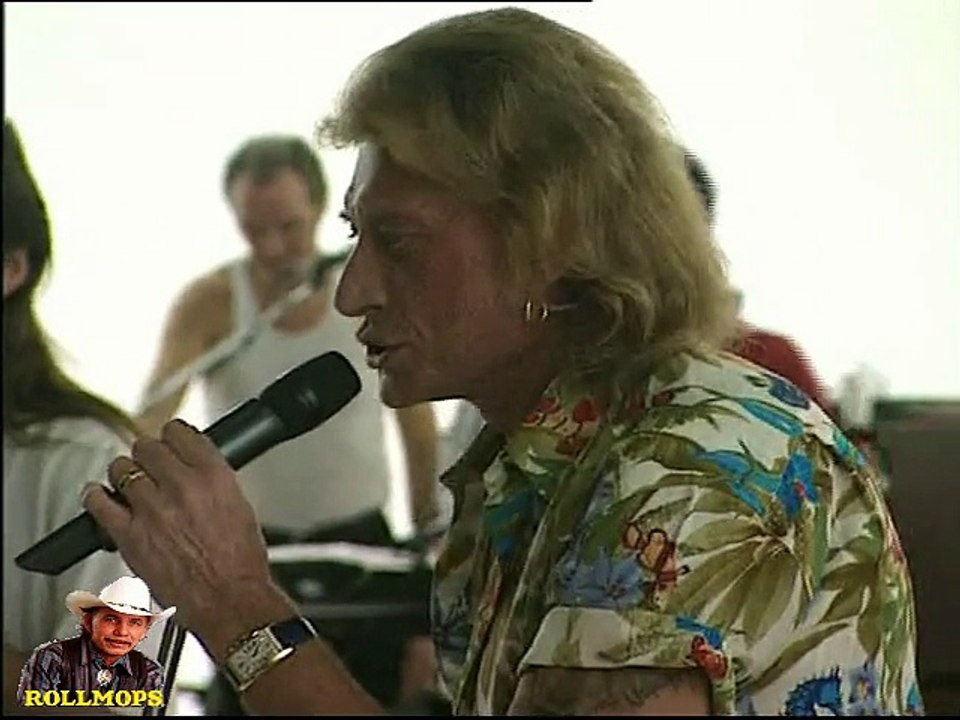 JOHNNY HALLYDAY "  LA VILLE DES ÂMES EN PEINE " CONCERT DE  LAS VEGAS 24 NOVEMBRE 1996 " ROLLMOPS "