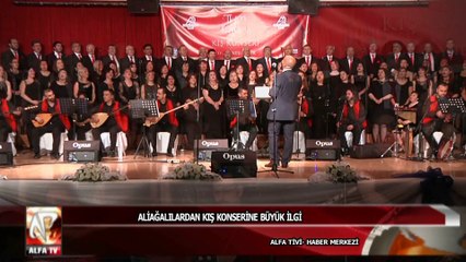 aliağalılardan kış konserine büyük ilgi