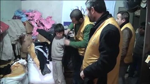 Yetim Çocuklar Üşümesin Diye Giyim Yardımı Yapıldı