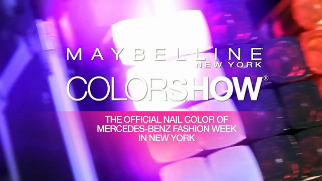 How to Create Spray Paint Graffiti Nail Art - New York Fashion Week Trends Maybelline
