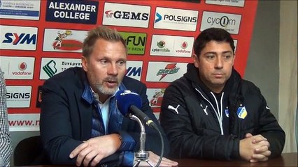 Νέα Σαλαμίνα-ΑΠΟΕΛ-Διάσκεψη Φινκ