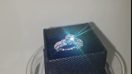 7m - Ladies 925 Sterling Silver Wedding Engagement Ring - www.eshoppingbazar.co.uk