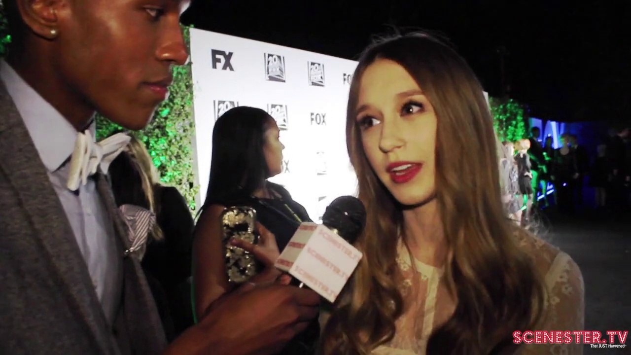 Actress Taissa Farmiga Interview at The Golden Globes 2014!!!